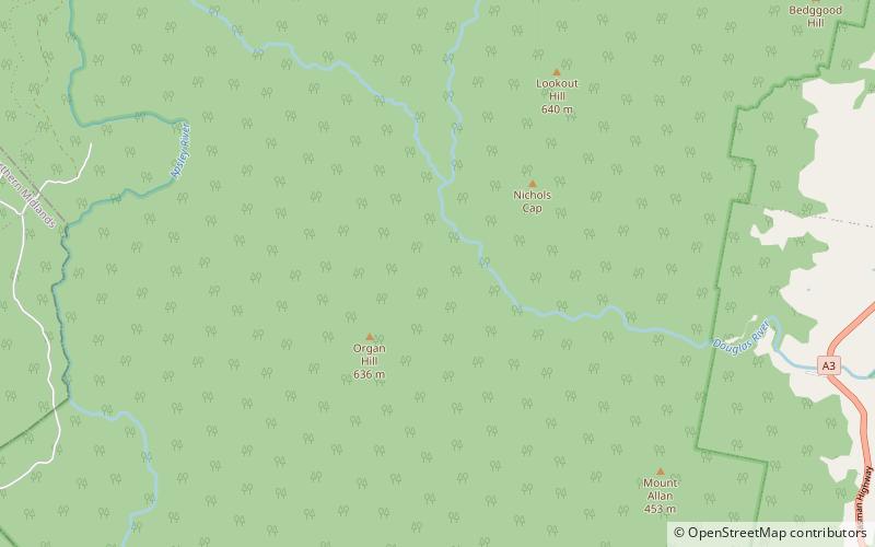 Douglas-Apsley National Park location map
