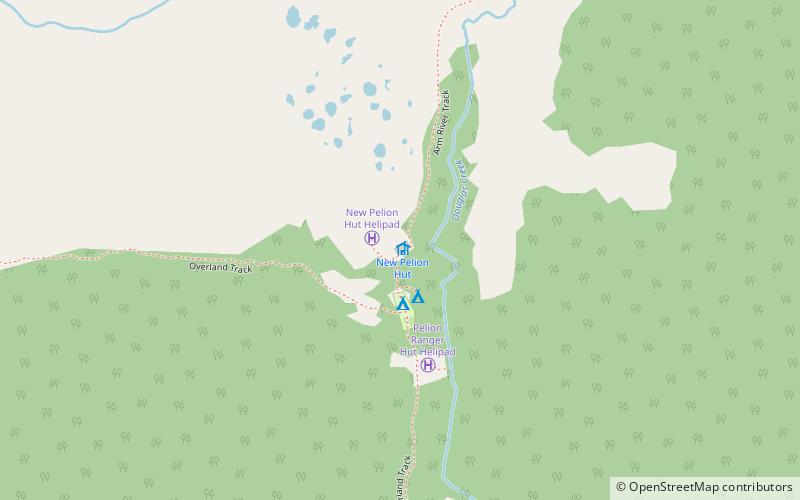 old pelion hut location map