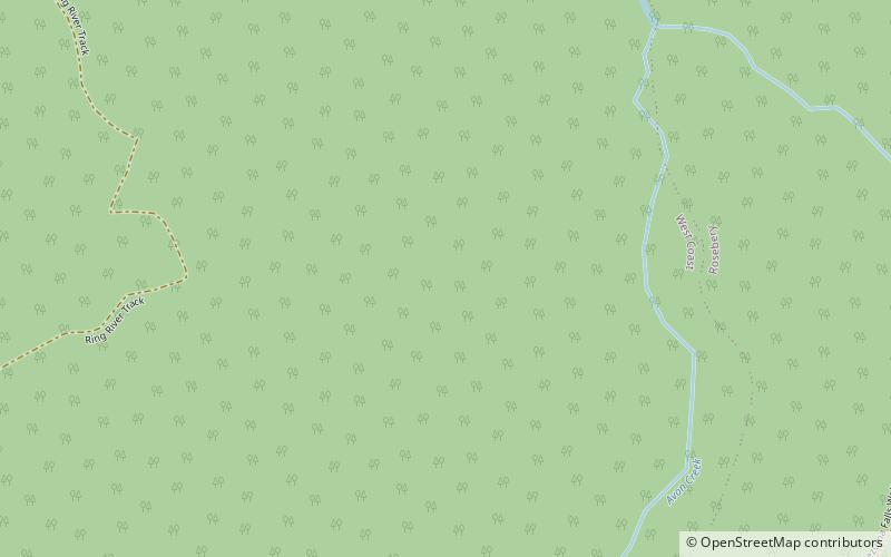 montezuma falls rosebery location map