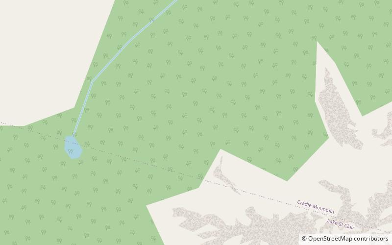 mount thetis tasmanische wildnis location map