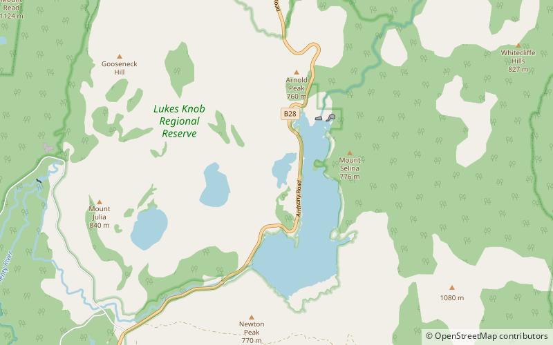 lake selina location map