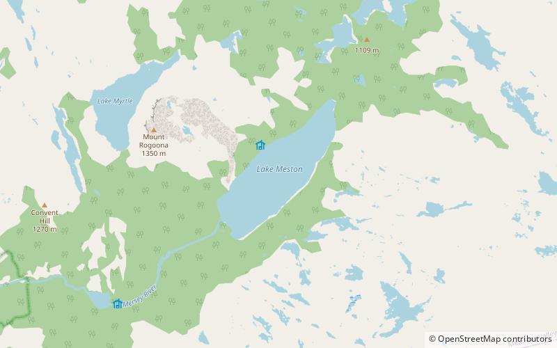lake meston tasmanische wildnis location map