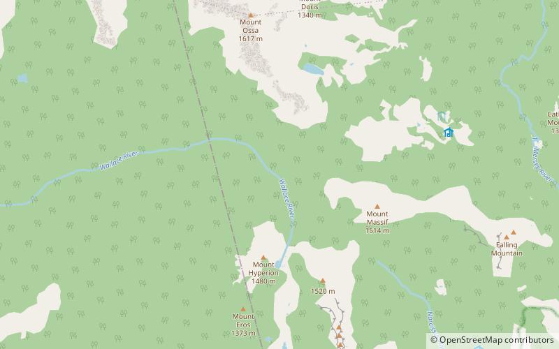 mount massif tasmanische wildnis location map