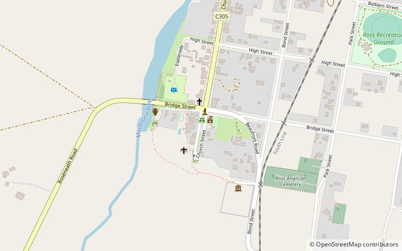 Tasmanian Wool Centre location map