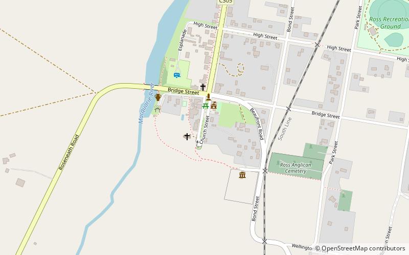 Ross Female Factory location map