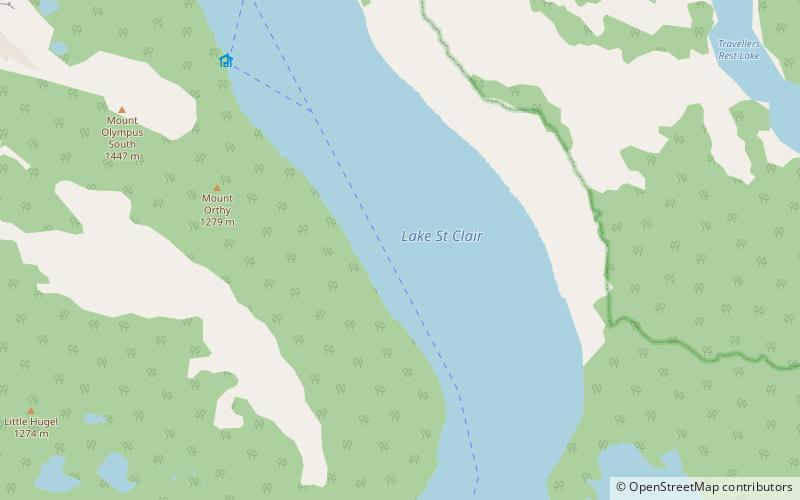 Lac Saint Clair location map