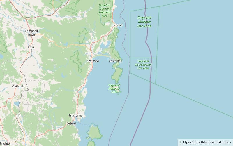 Freycinet Peninsula location map