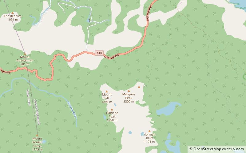 Mount King William location map