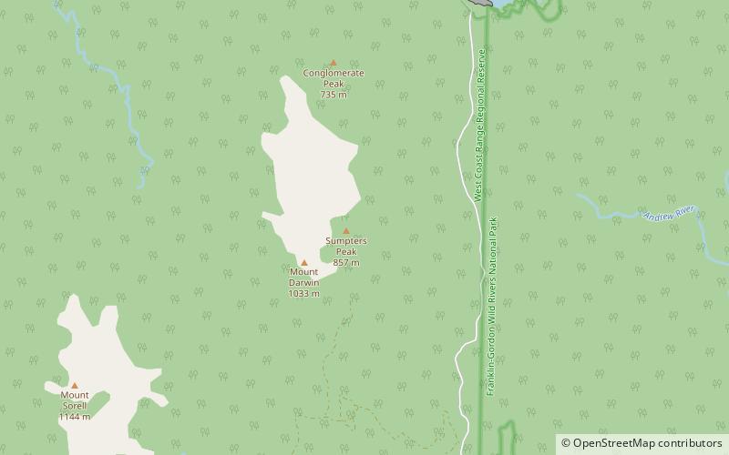 Góra Darwina location map
