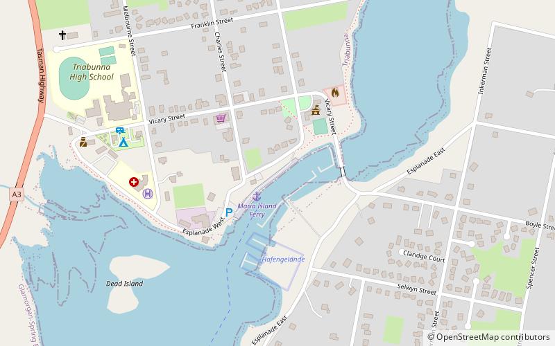 Tasmanian Seafarers Memorial location map
