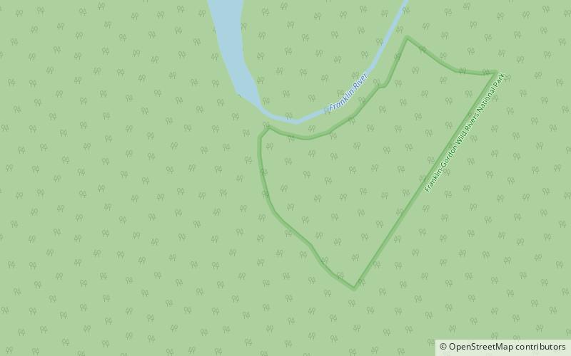 kutikina cave tasmanische wildnis location map