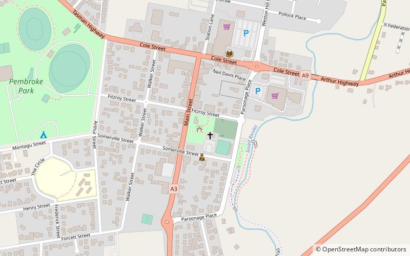 saint georges square sorell location map