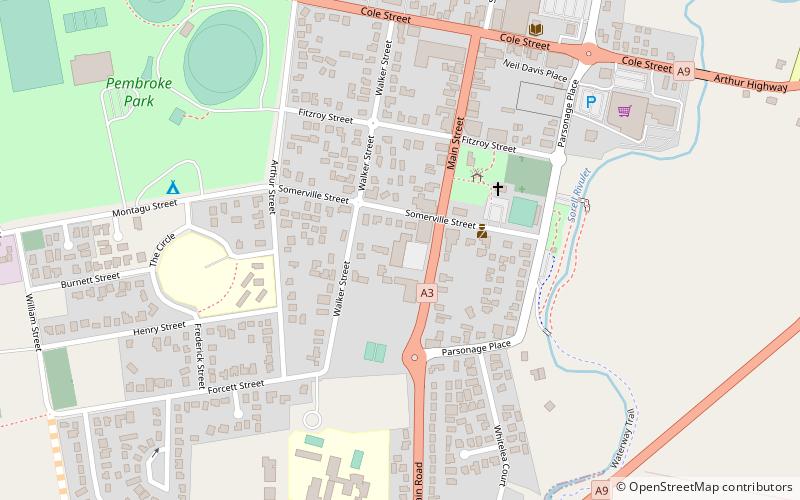 sorell antiques centre location map