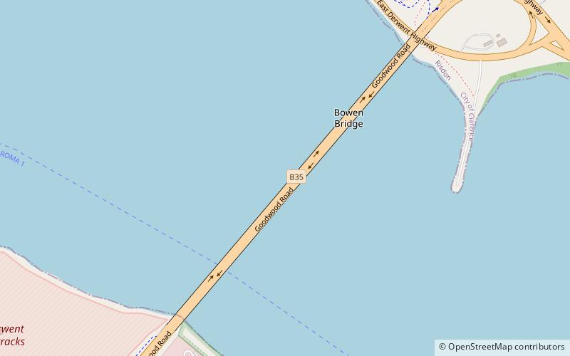 Bowen Bridge location map
