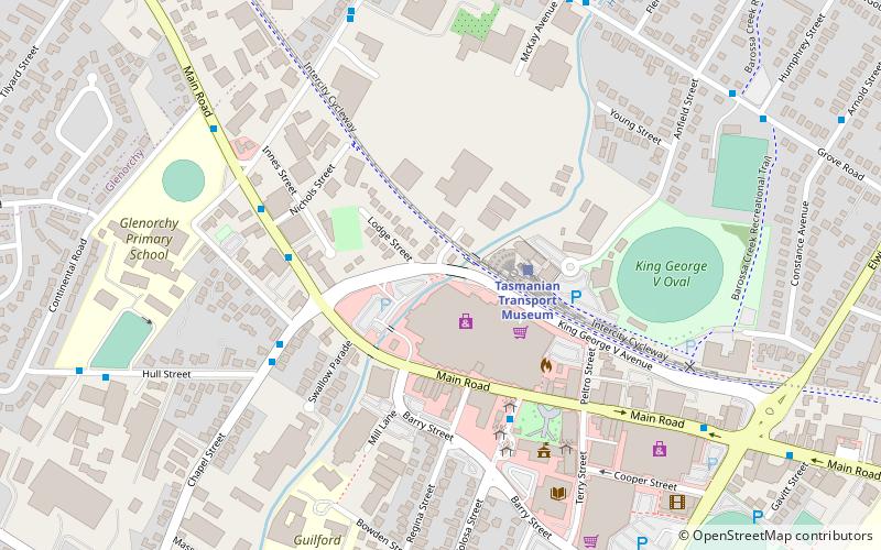 king george v avenue location map