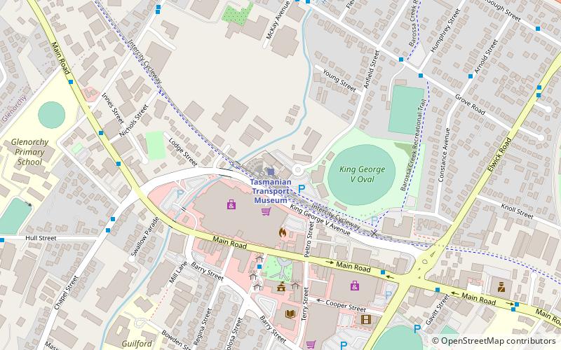 Tasmanian Transport Museum location map