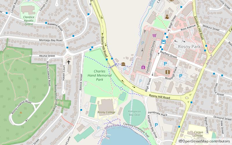Rosny Hill Road location map