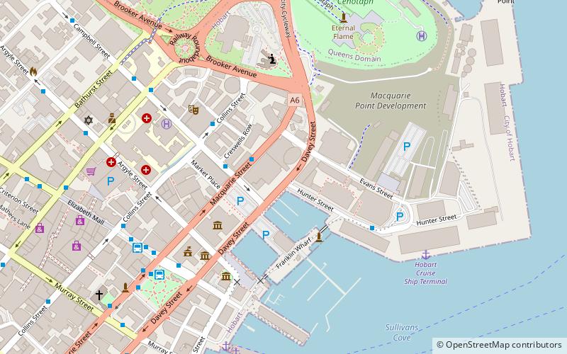 Davey Street location map