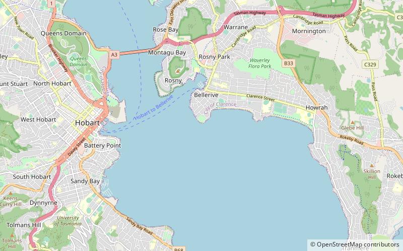 port of hobart location map