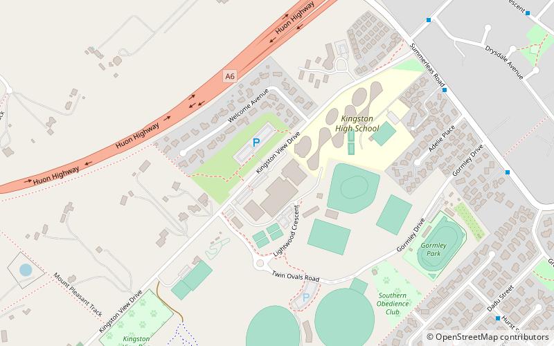 kingborough sports centre hobart location map