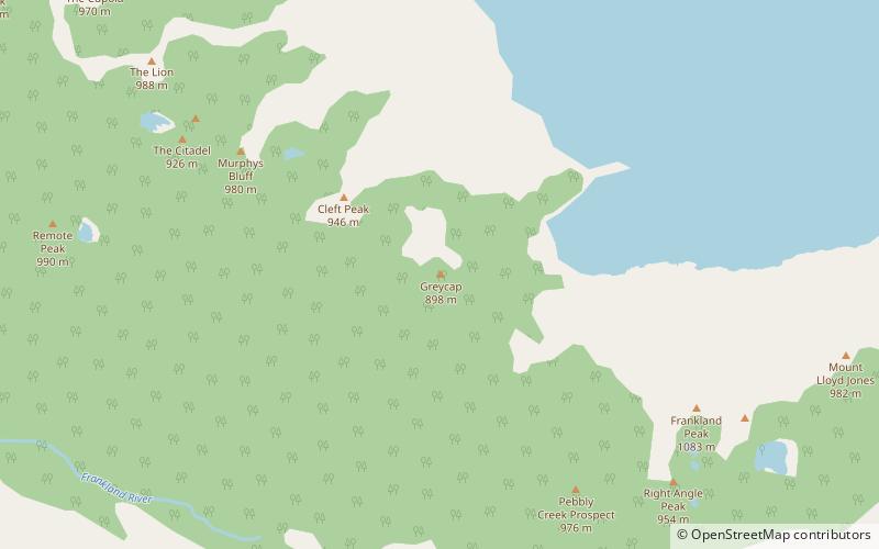 greycap park narodowy southwest location map