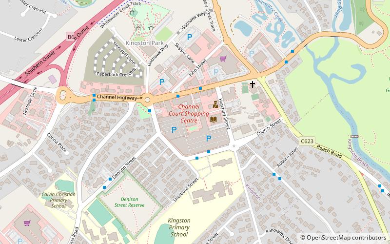Channel Court Shopping Centre location map
