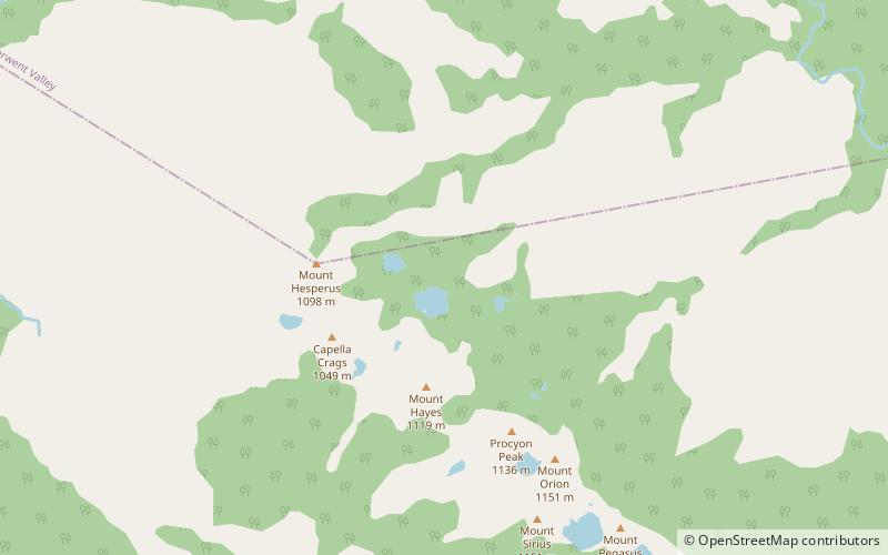 arthur land district parc national southwest location map