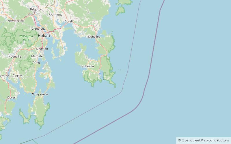 the lanterns tasman nationalpark location map