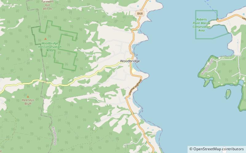 woodbridge location map