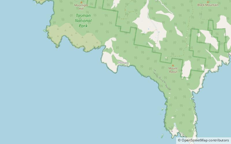 ship stern bluff port arthur location map