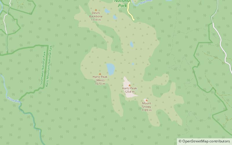 Hartz Mountains location map