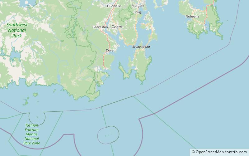 Cape Bruny Lighthouse location map