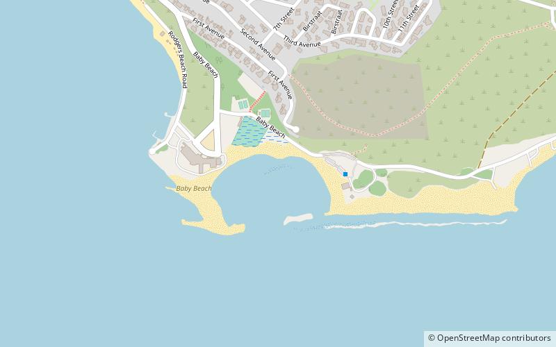 Baby Beach location map