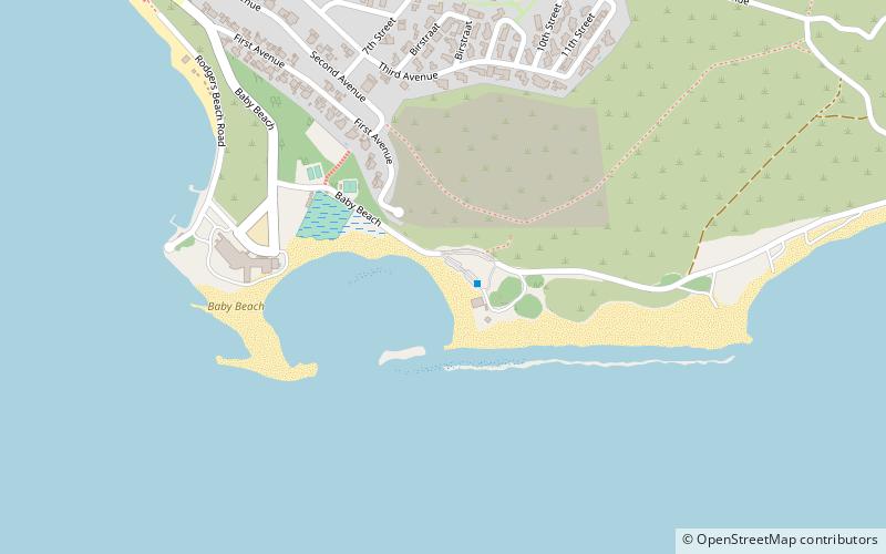 Rodgers Beach location map