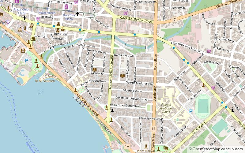 Biblioteca Nacional Aruba location map