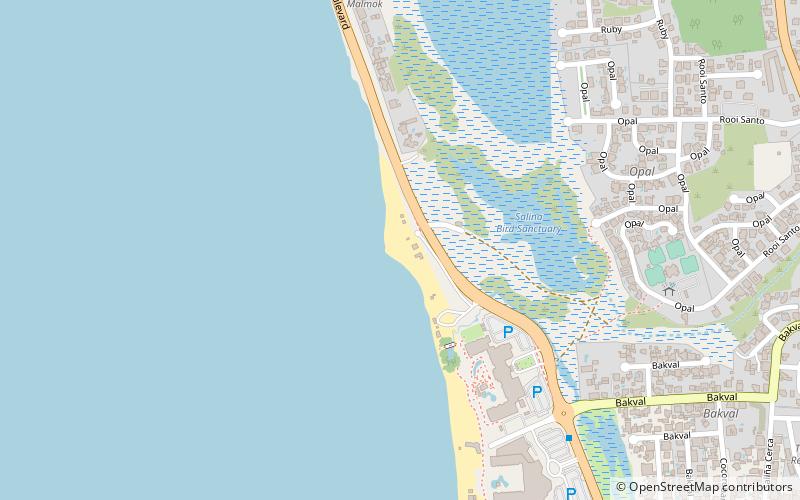 Hadicurari Beach location map