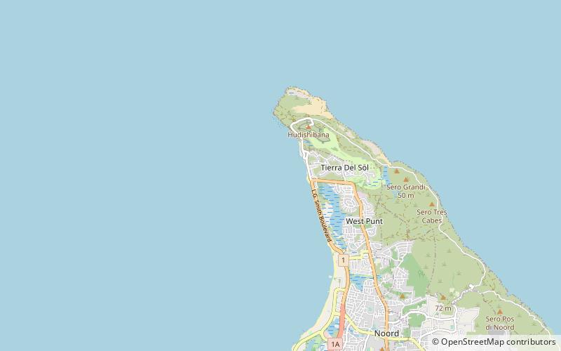 Wrak SS Antilla location map