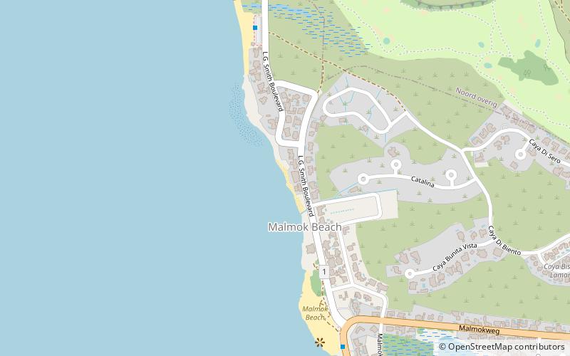 Boca Catalina location map