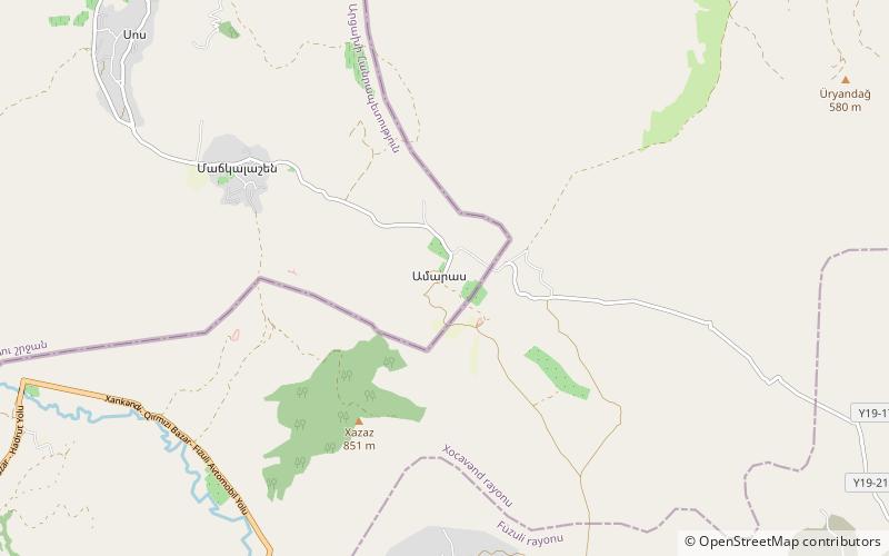 Amaras Monastery location map