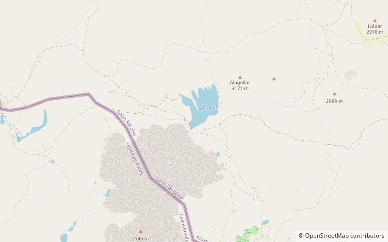 panstwowy rezerwat przyrody qaragol park narodowy goygol location map
