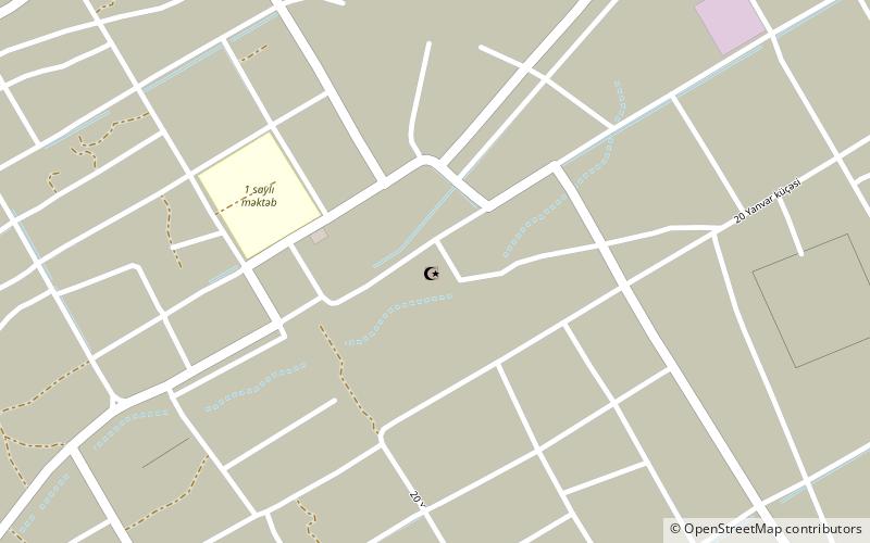 Agdam Mosque location map