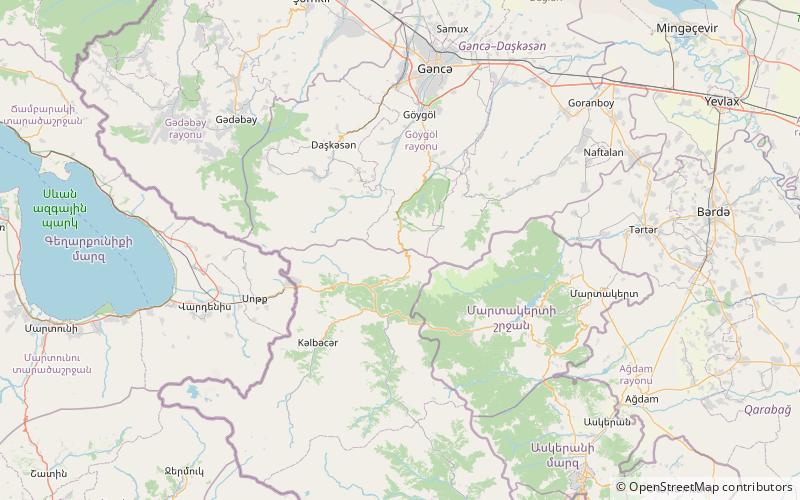 Mount Kapaz location map