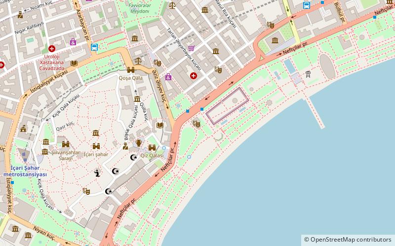 Baku Puppet Theatre location map