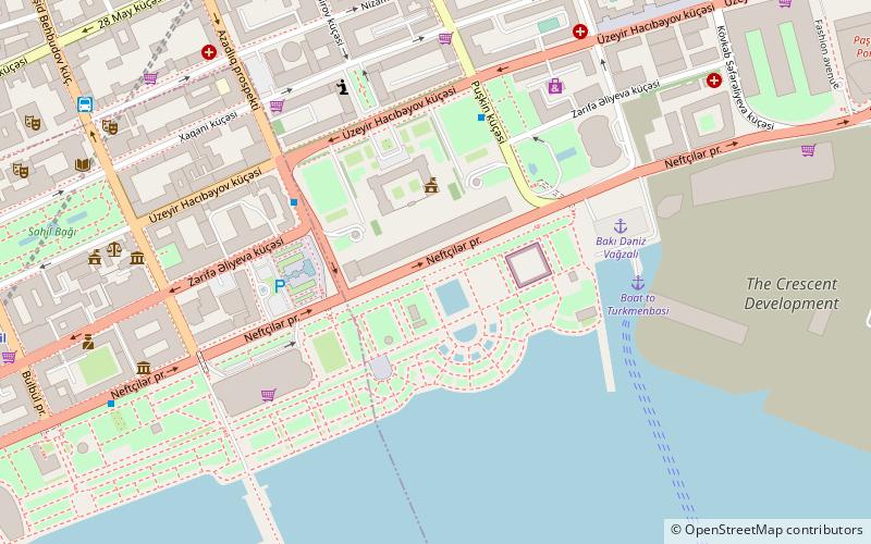Circuito callejero de Bakú location map