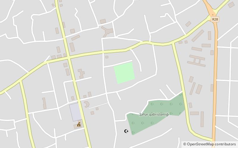 Barda Mausoleum location map