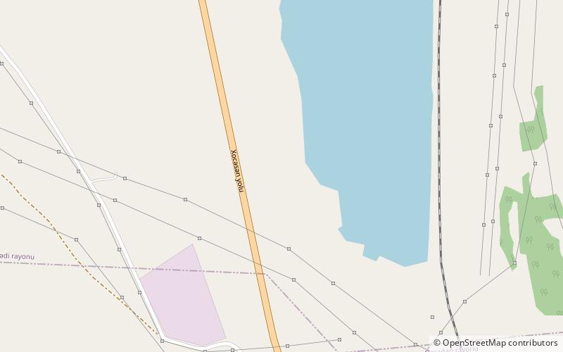 Yasamal raion location map