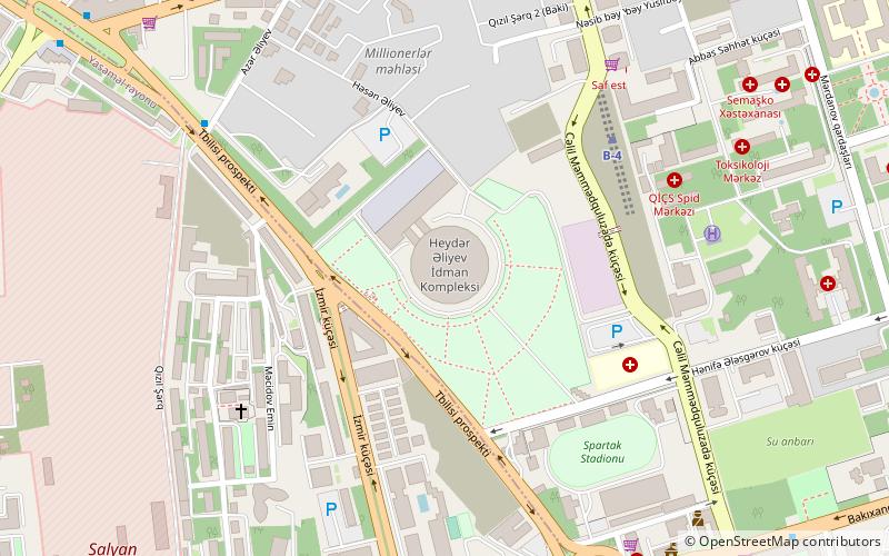 Heydar Aliyev Sports and Concert Complex location map