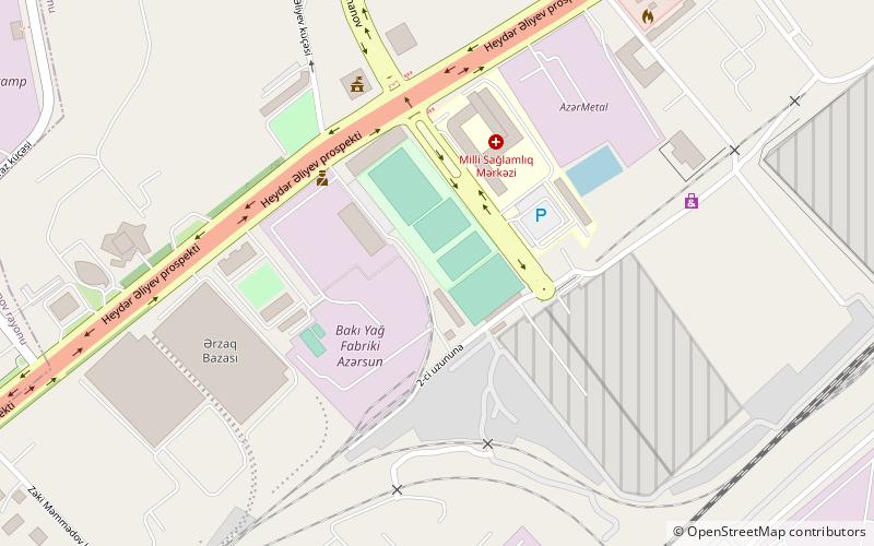 Inter Arena location map