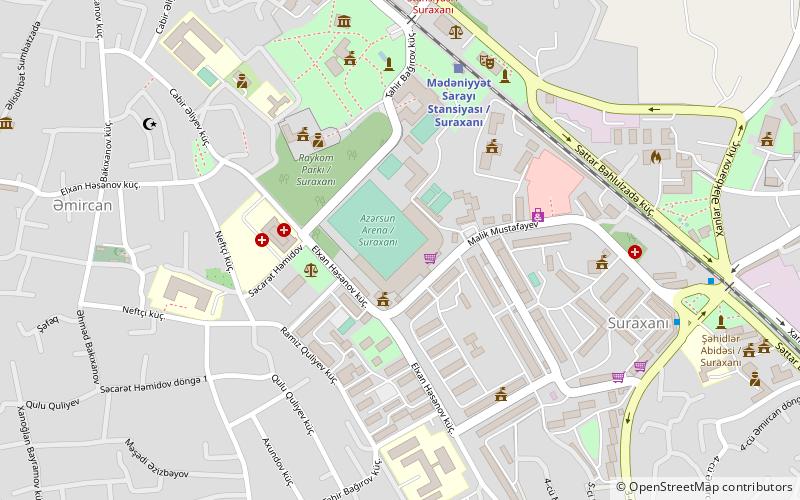 Azersun Arena location map