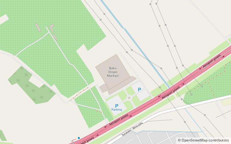 Baku Expo Center location map
